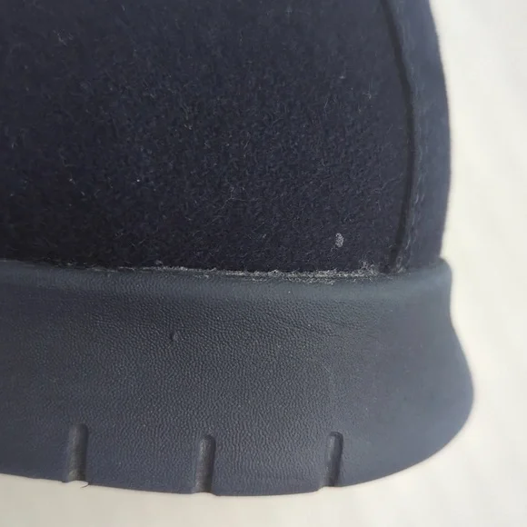 Lands' End Comfort Step Wool Slip-On Loafer Shoe Size 7.5B Blue - Picture 13 of 13